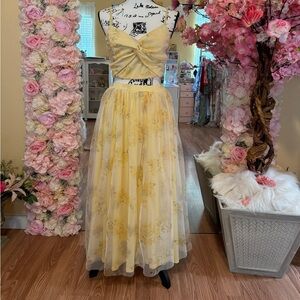 Top and skirt set